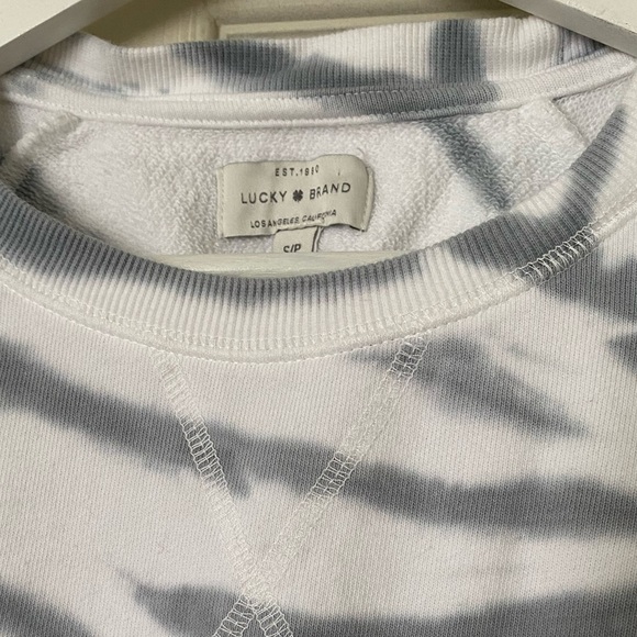 Crewneck Sweater - Gray/White size S - Picture 6 of 6